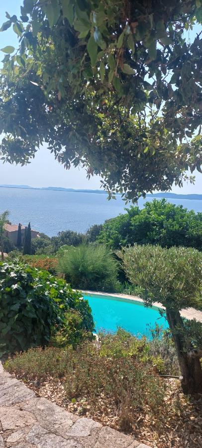 Villa Du Bau Rouge Carqueiranne Bagian luar foto