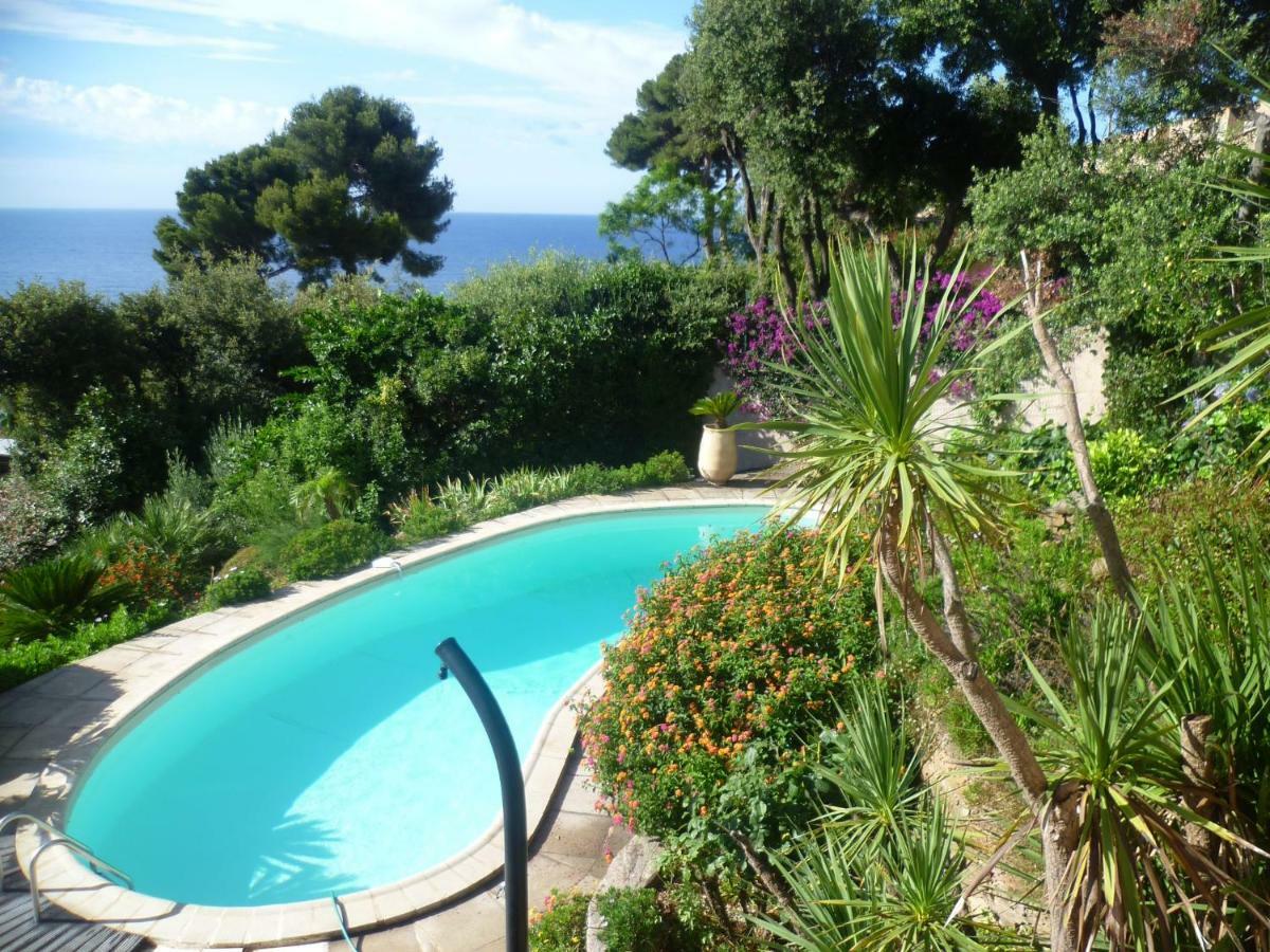 Villa Du Bau Rouge Carqueiranne Bagian luar foto