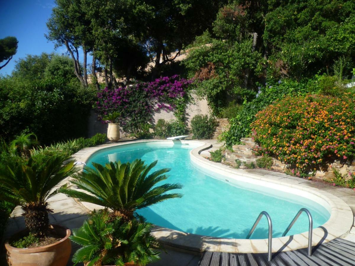 Villa Du Bau Rouge Carqueiranne Bagian luar foto