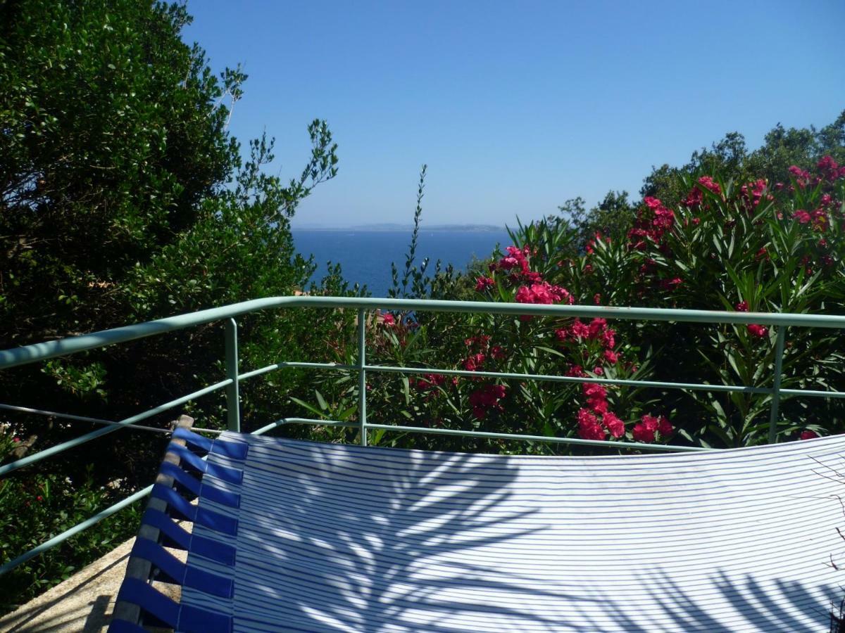 Villa Du Bau Rouge Carqueiranne Bagian luar foto