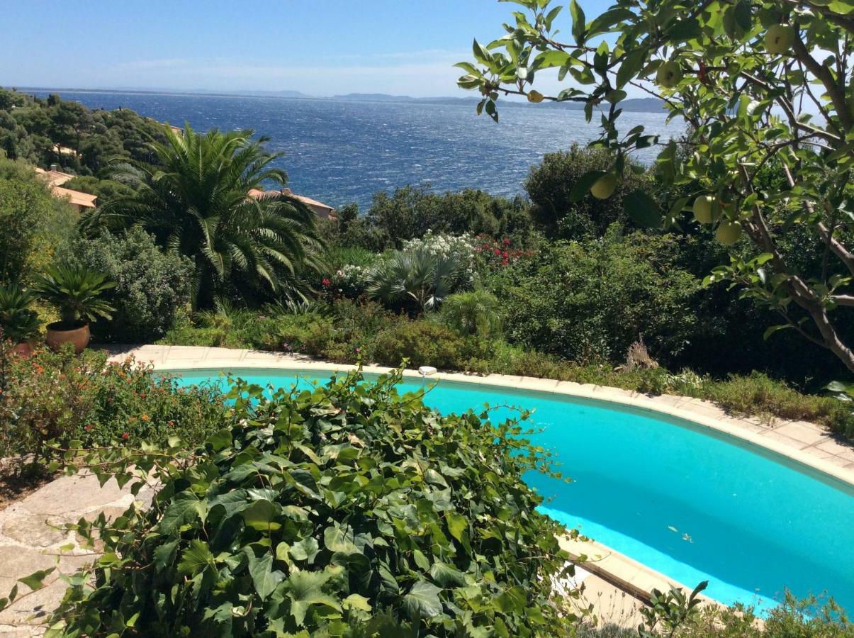 Villa Du Bau Rouge Carqueiranne Bagian luar foto